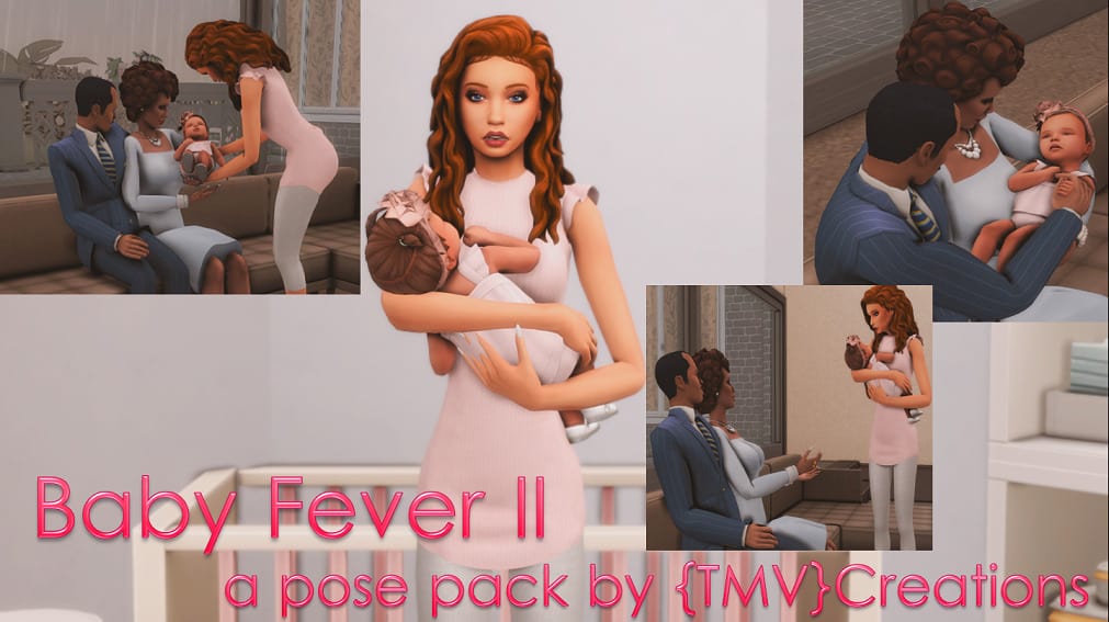 104 Pose Pack I Love You My Baby | Mods - Poses | MySims4Mods