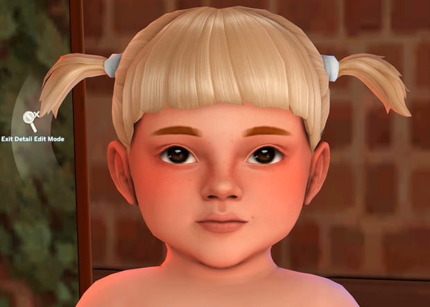 Freckles and moles, sims 4 infant cc