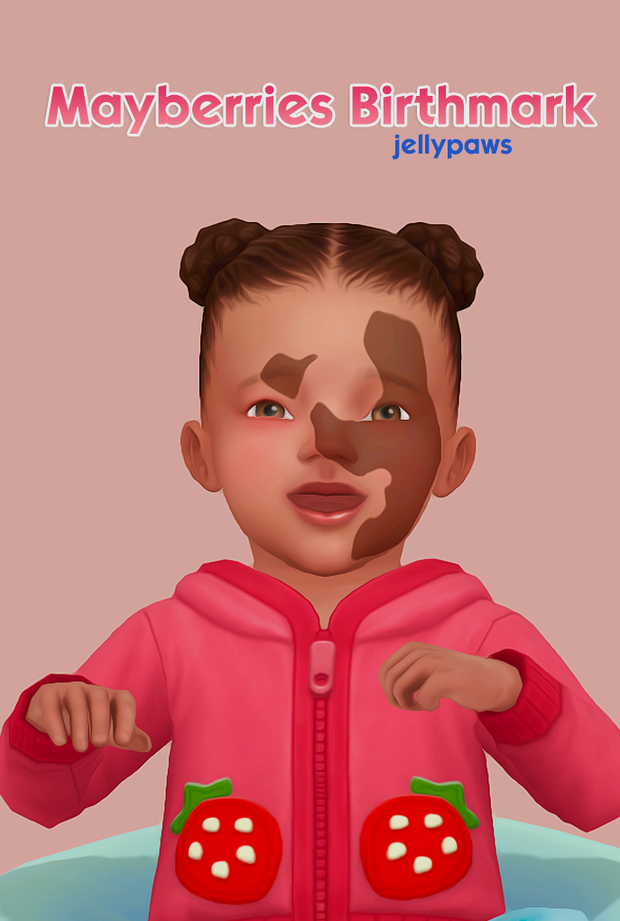 Mayberries birthmark for sims 4 infants