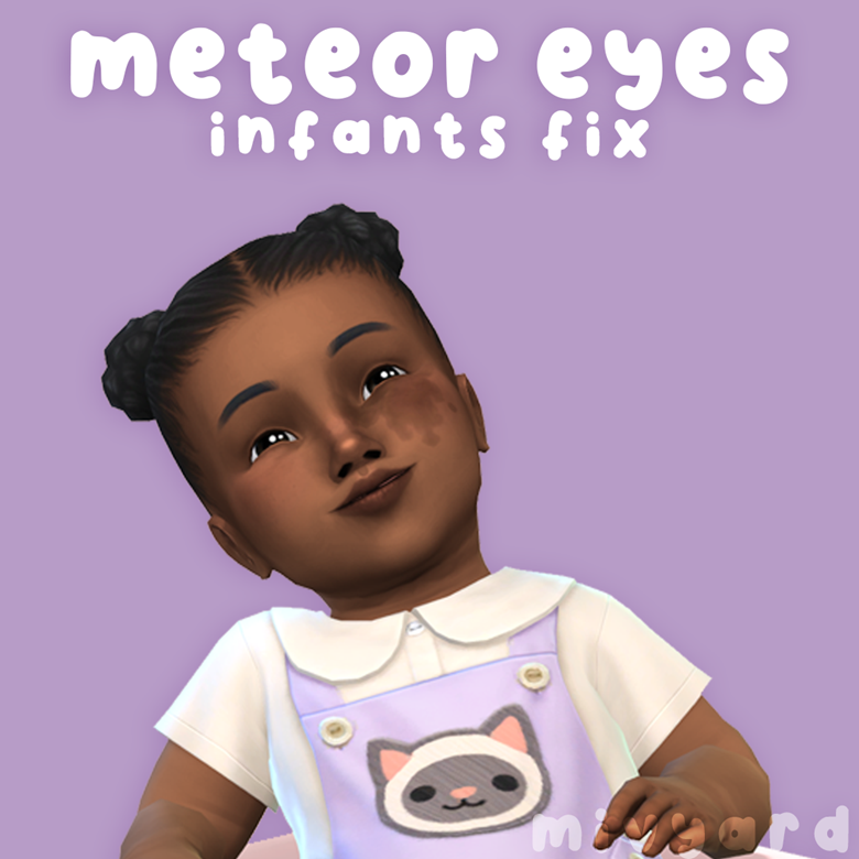 Meteor Sims 4 Eyes CC for Infants