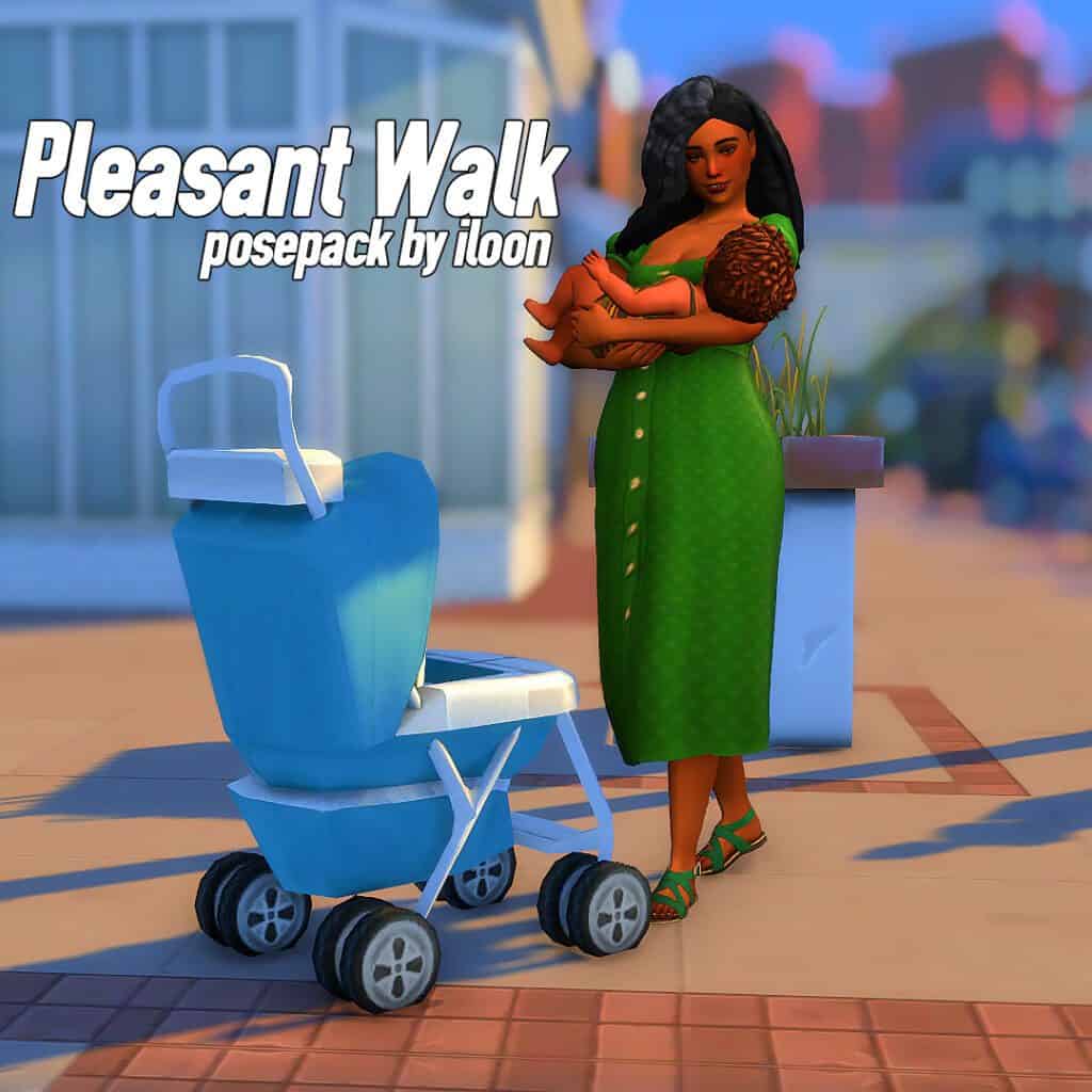 pleasant walk sims 4 infant poses