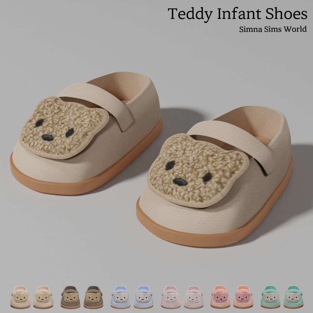 Teddy bear infant CC shoes