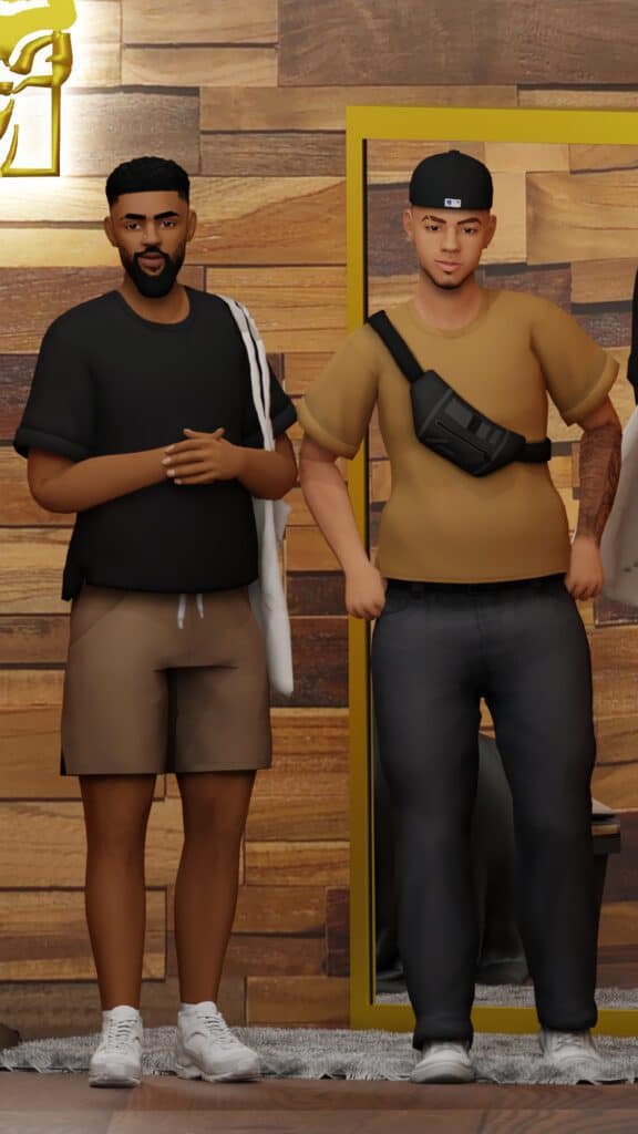 Casual and sporty sims 4 male clothes cc pack