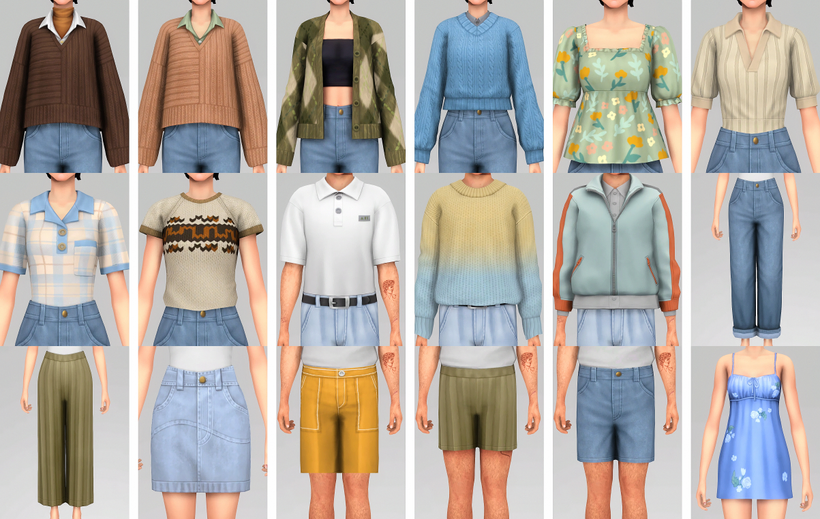 27+ Sims 4 CC Clothes Packs You Need in Your Game (Maxis Match