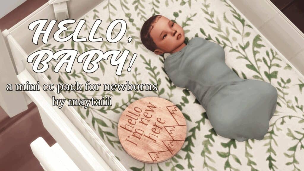 Sims 4 infant cc pack for newborns