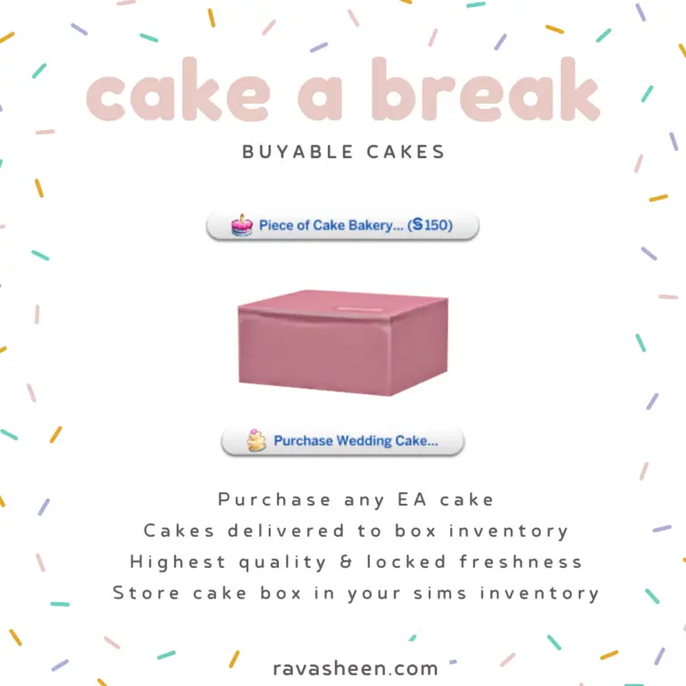 Ravasheen Buyable Cake Kitchen Mod