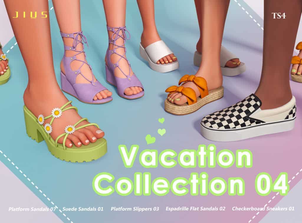 Female Shoes SIms 4 cc pack