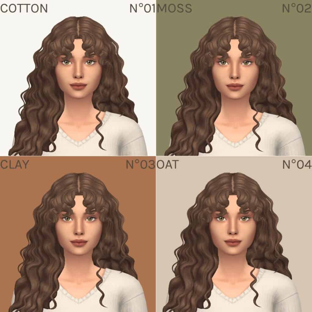 Earthy Aesthetic Solid Color Sims 4 CAS Background Pack