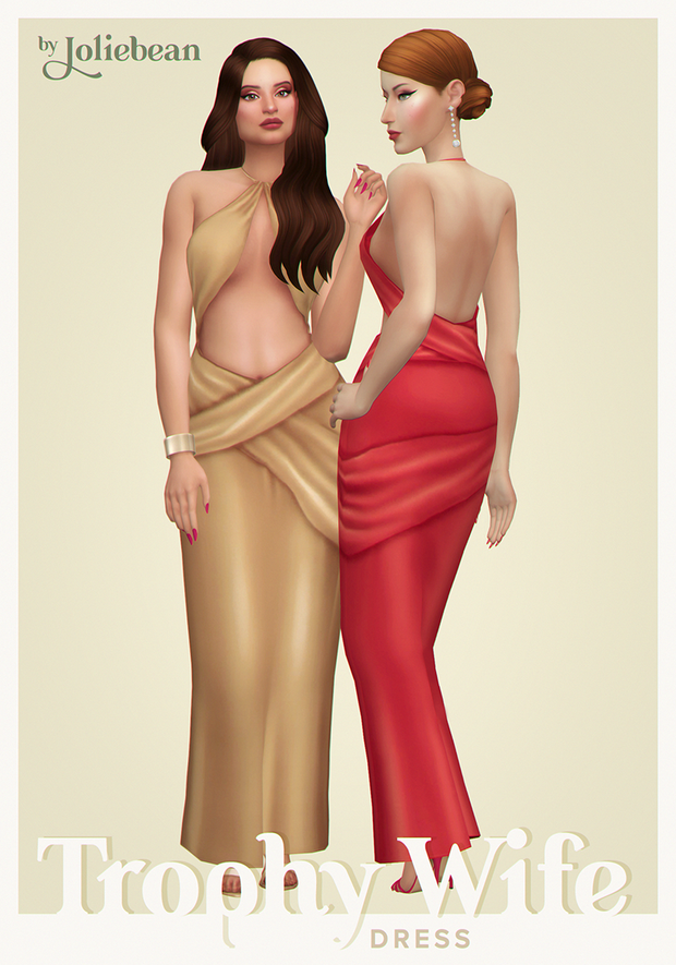 Elegant Sims 4 Formal Gown CC