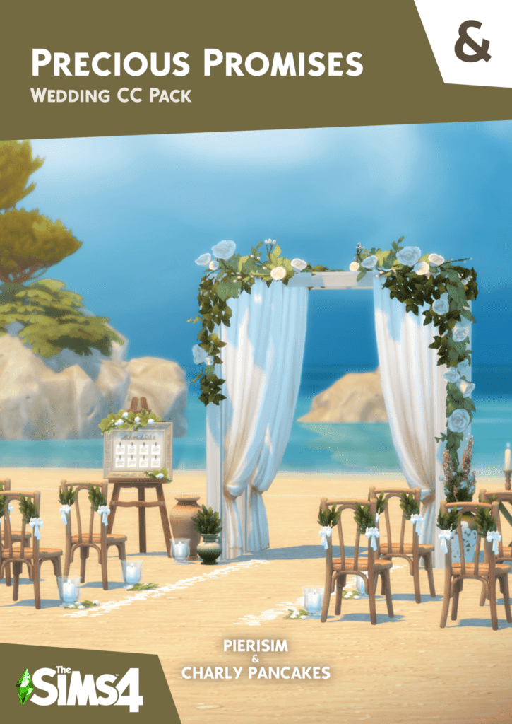 Maxis Match sims 4 wedding cc pack by charlypanckes and pierisim