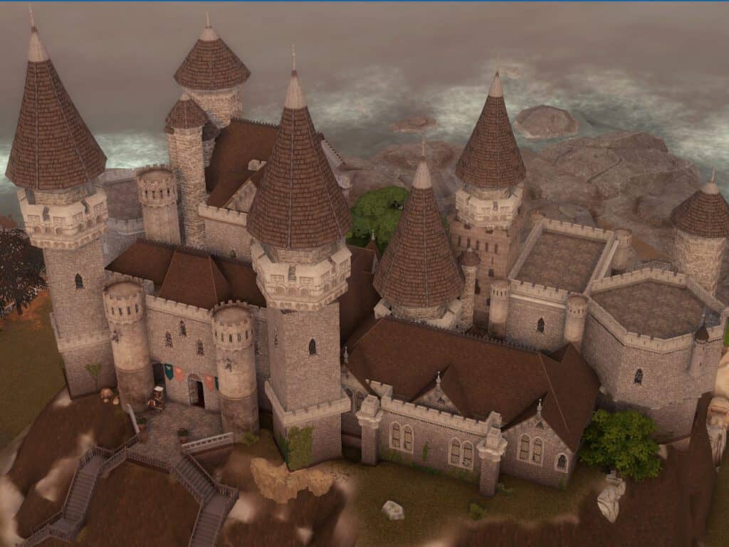 Medieval Castle Lot for Sims 4