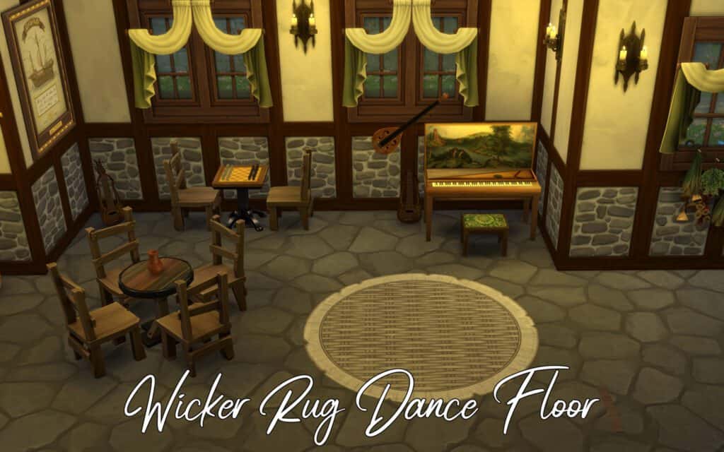 Sims 4 Medieval CC Dance Floor