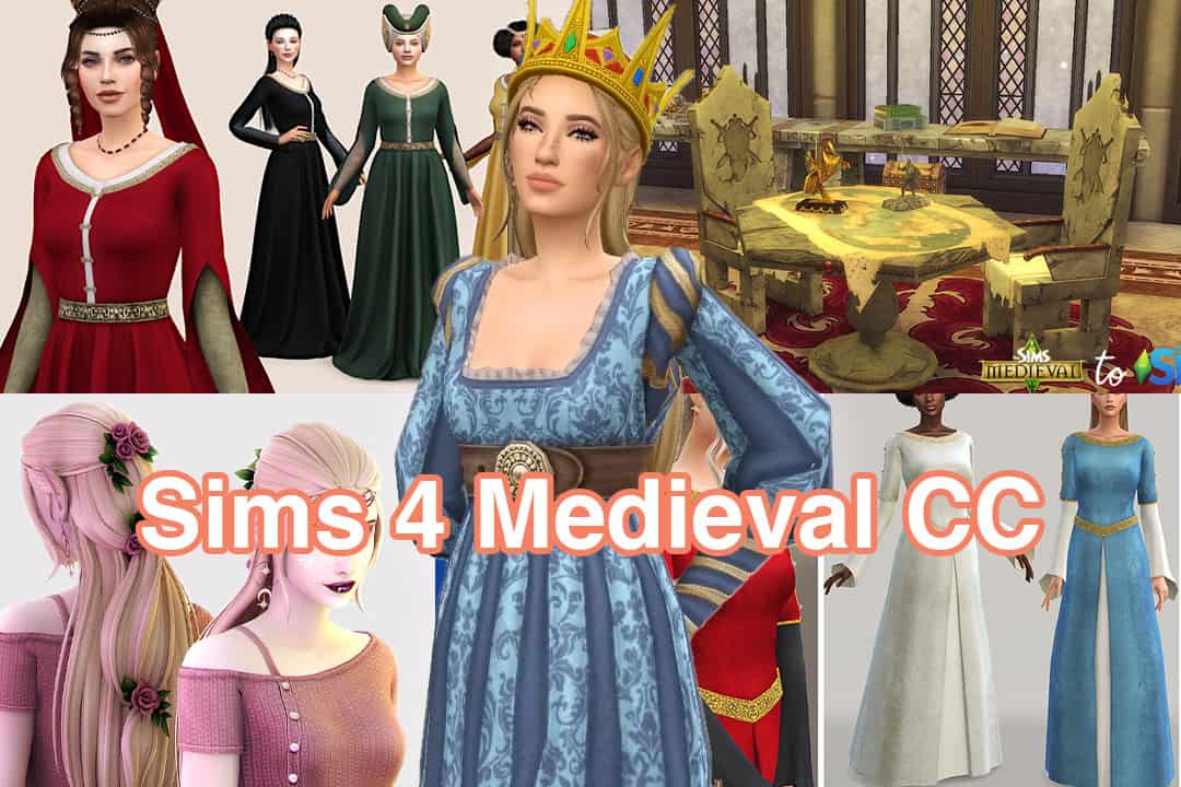 Ultimate List Of Best Sims 4 Medieval CC and Mods (97+ Items! Clothes ...
