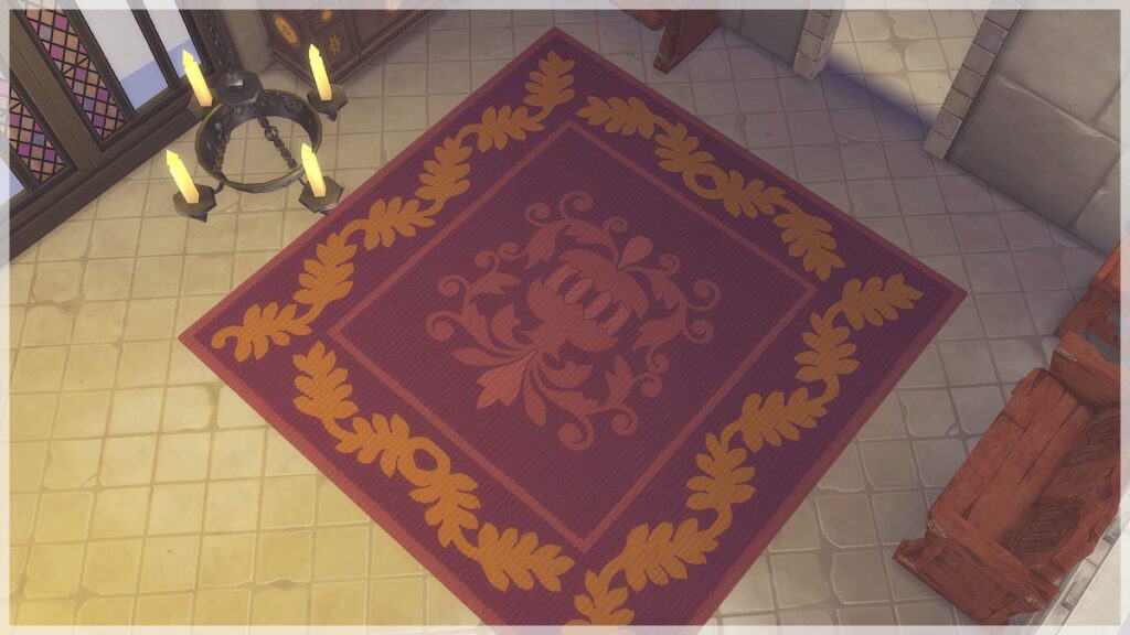 Sims 4 Medieval CC Rugs
