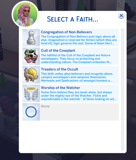 Sims 4 Medieval Mod for Religion Gameplay (Lumpinou's Rambunctious Religions)