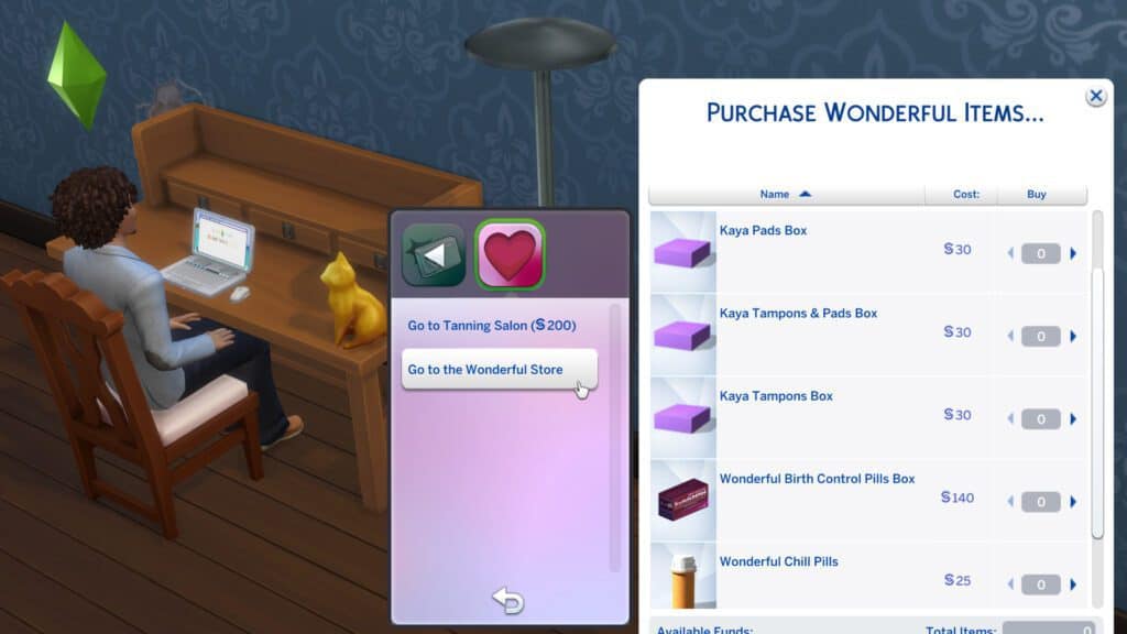 Wonderful Whims Sims 4 Mod (For Realistic Periods and Pregnancy)