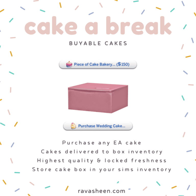 RVSN Bakery-In-A-Box Buyable Cakes