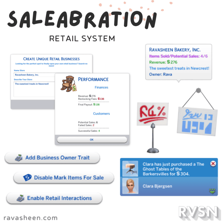 Sale-ebration Retail System (Have an at-home business!)