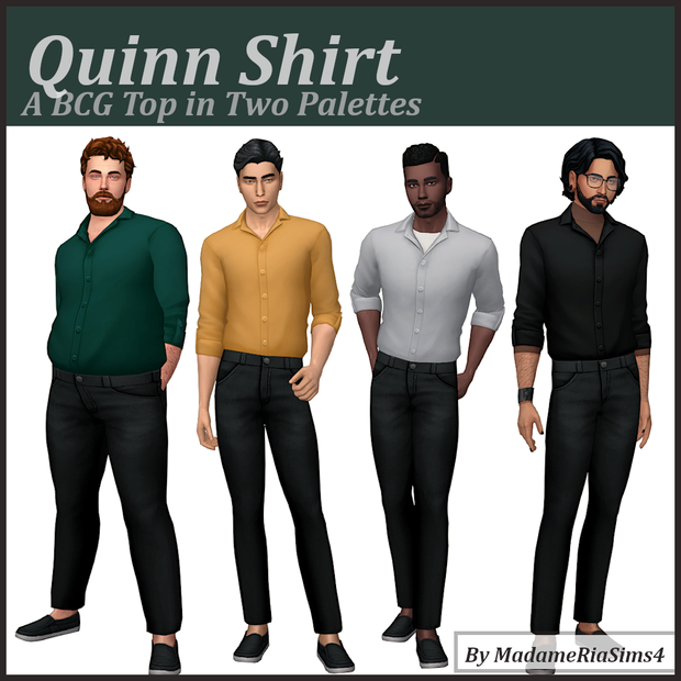 Quinn Button-Up Male CC Shirt