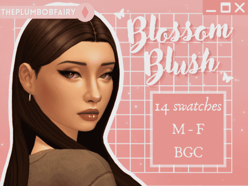 Blossom Blush Sims 4 Maxis Match Makeup CC