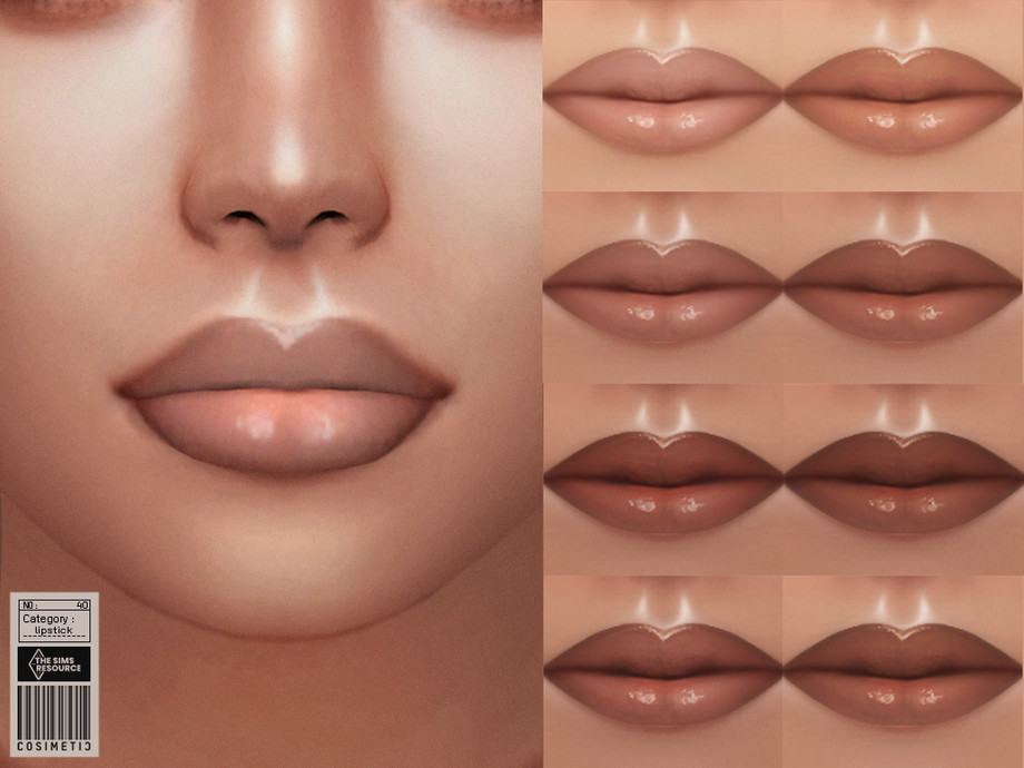 Creamy Lipstick Sims 4 Makeup CC