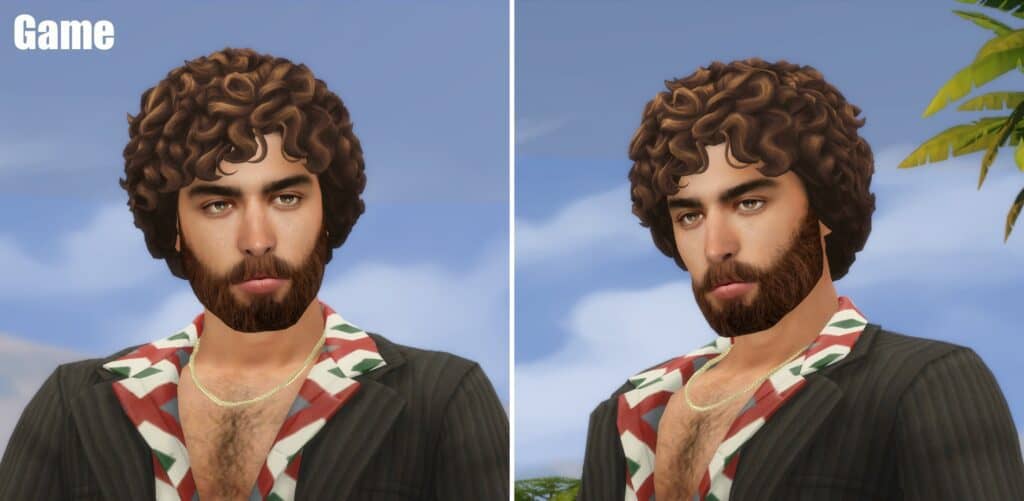 Hello, I Love You Sims 4 Male CC Curly Hair