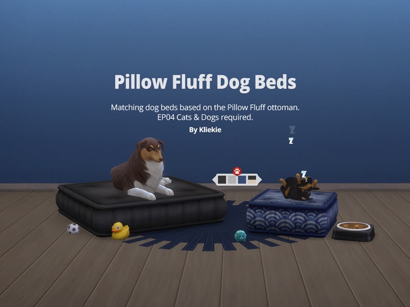 Fluffy Large CC Dog Bed