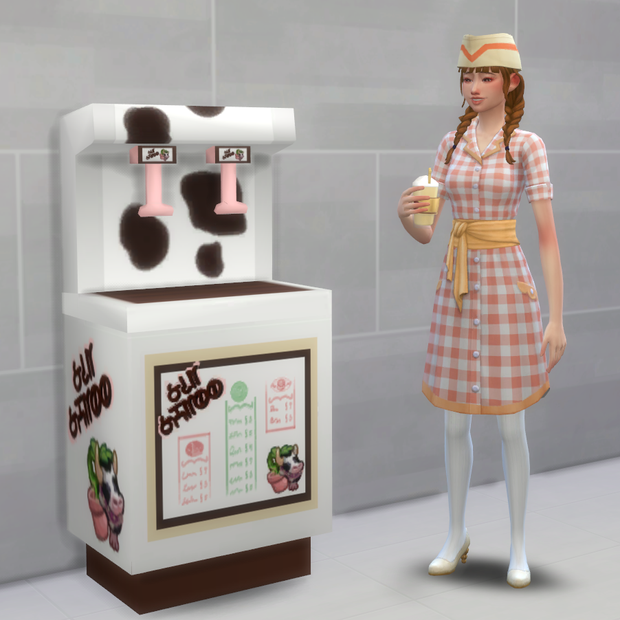 Drink Dispenser Machine Sims 4 Restaurant Mod