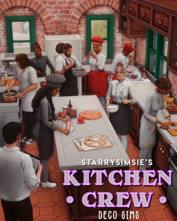 Kitchen Crew Deco Sims