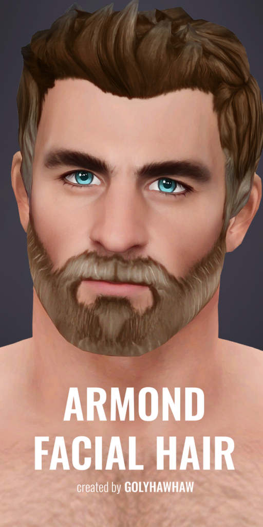 Armond Sims 4 Beard CC