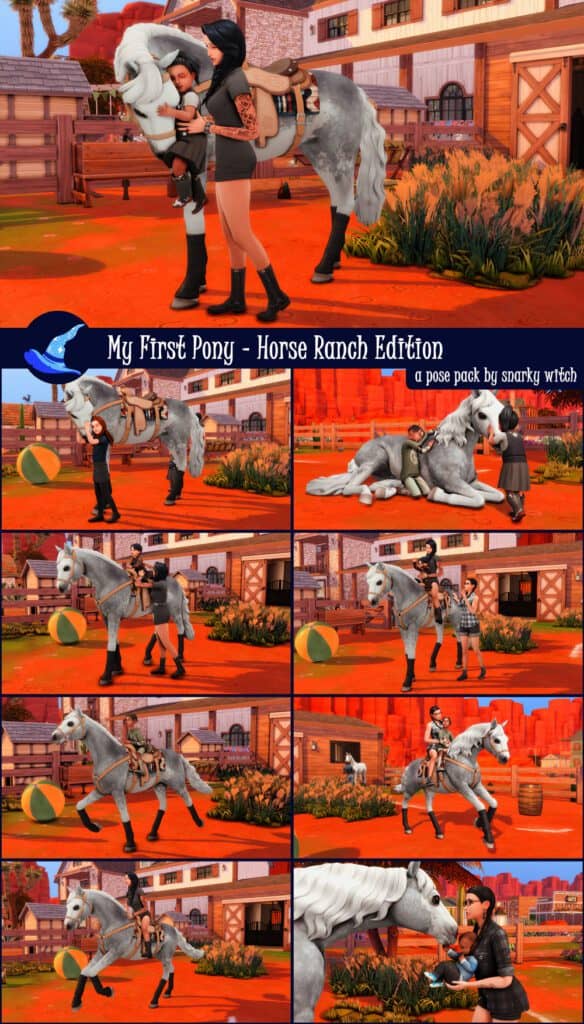 My First Pony Sims 4 Horse Pose