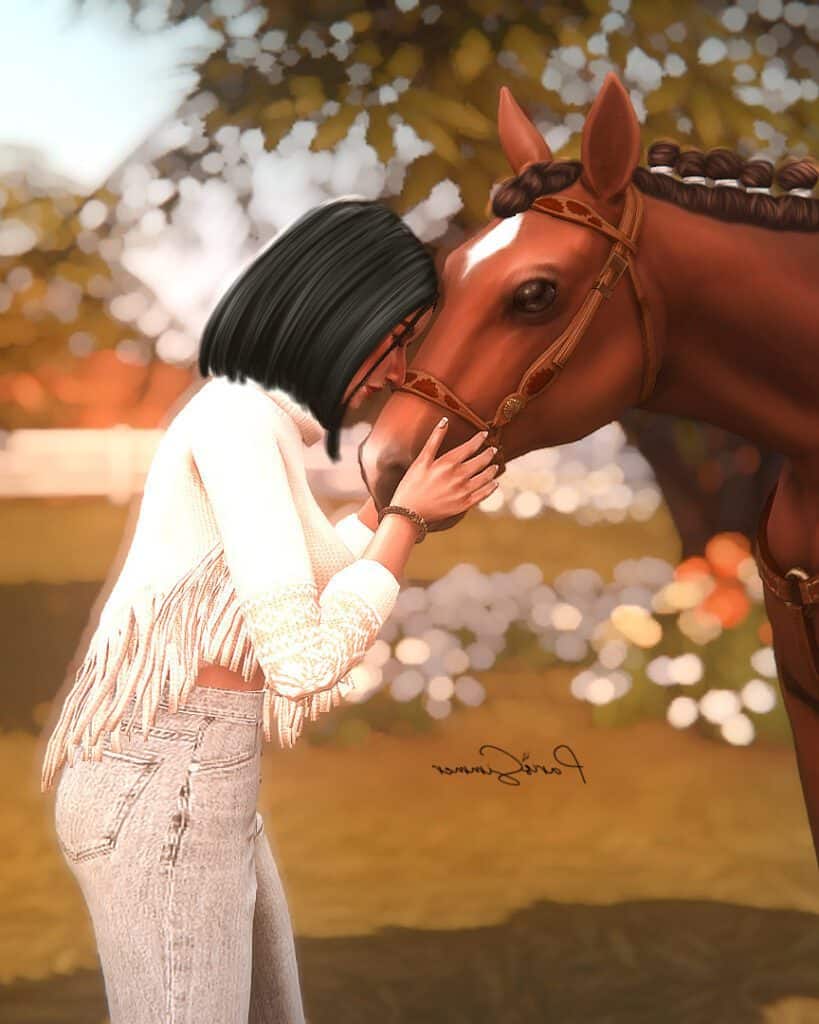 Horse Whisperer Sims 4 Horse Pose