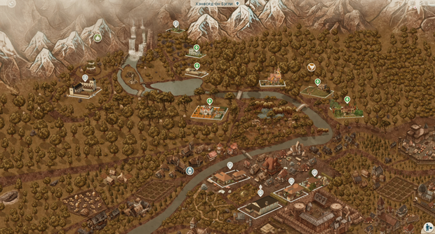 Historical Medieval Sims 4 Map Replacements - Henford on Bagley