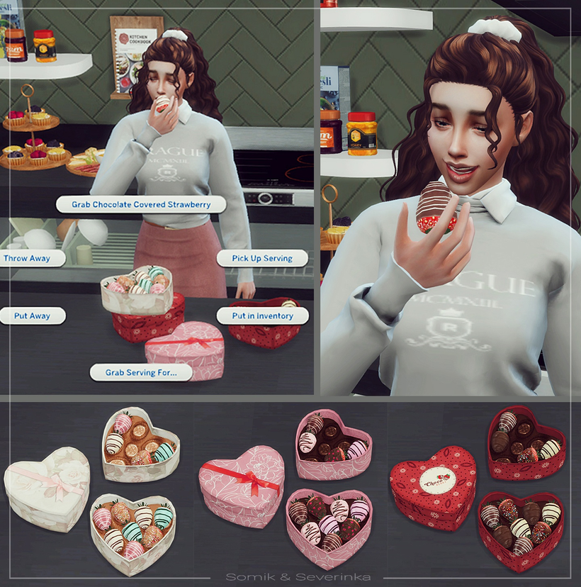 Chocolate Covered Strawberries Sims 4 Food Mod