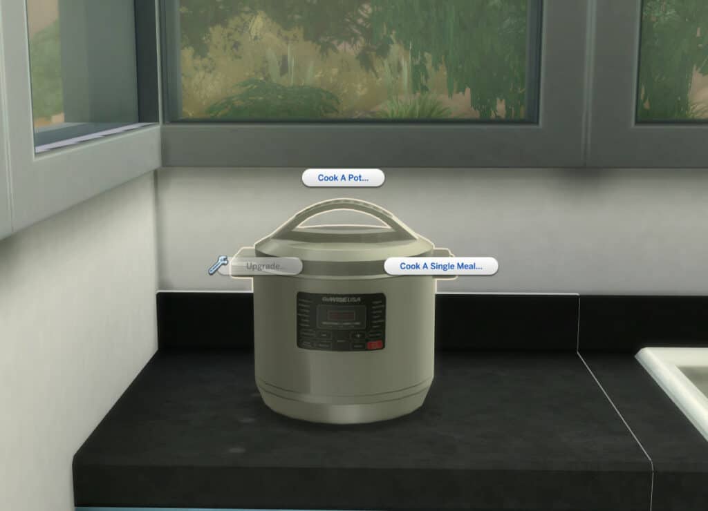 Pressure Cooker Instant Pot Sims 4 Food Mod