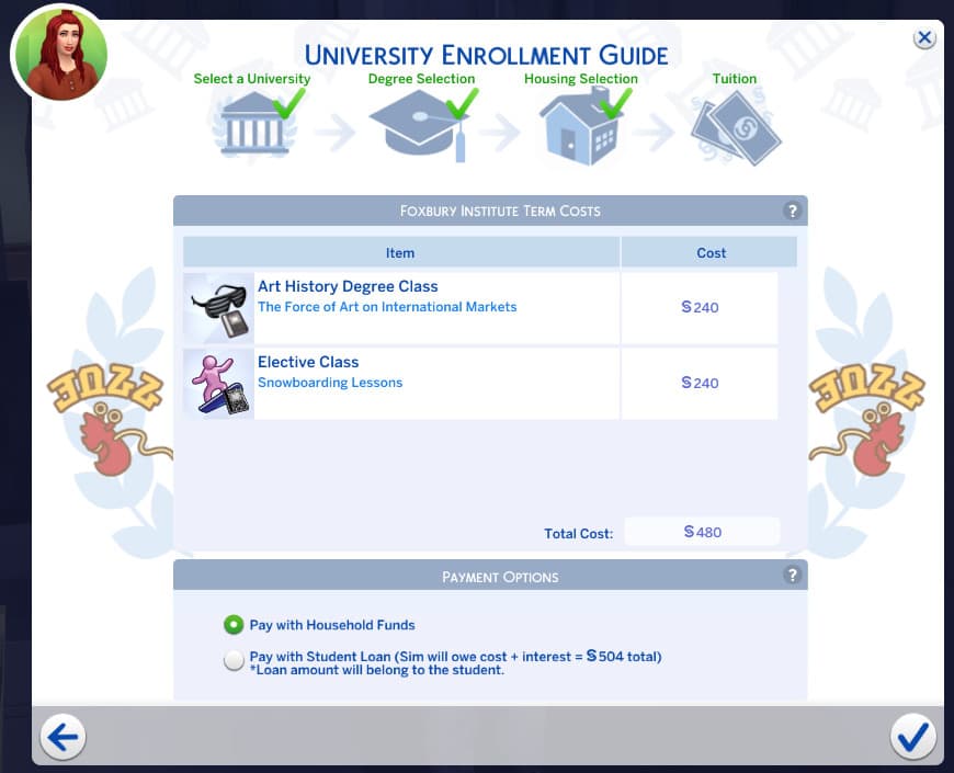 Custom Elective Classes Sims 4 University Mod