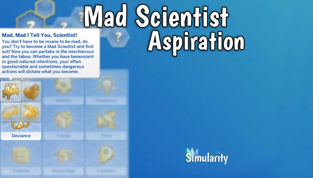 Mad Scientist Sims 4 Aspiration Mod