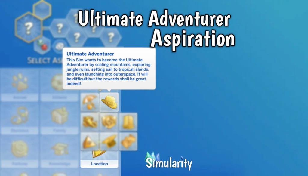 Ultimate Adventurer Sims 4 Aspiration Mod