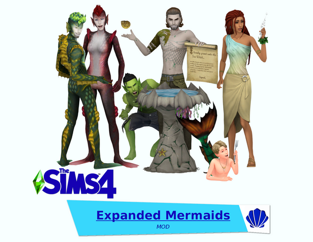 Sims 4 Expanded Mermaids Mod — Complete Mermaid Overhaul!