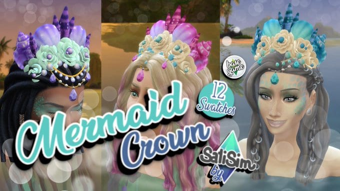 Princess Crown Sims 4 Mermaid CC