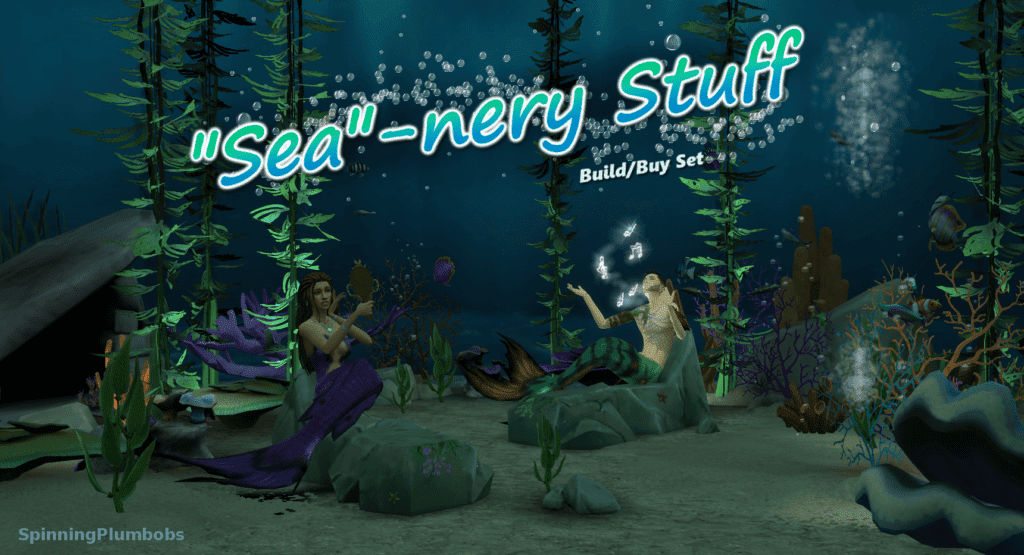 "Sea"nery Mermaid Buy Mode CC Pack