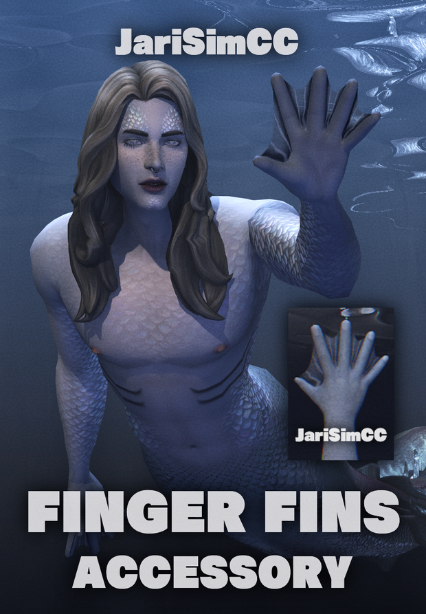 Webbed Fingers Sims 4 Mermaid CC