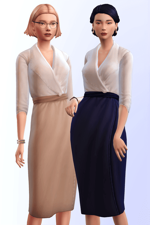 5th Avenue Female Sims 4 Old Money Sims 4 CC Pack 2
