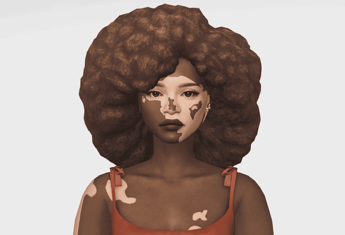 Jean Dogsill Sims 4 Afro Maxis Match Hair