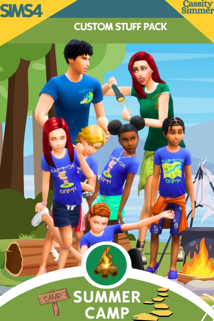 Build-Your-Own-Summer-Camp Mod Cassity Simmer Sims 4 Gameplay Mod