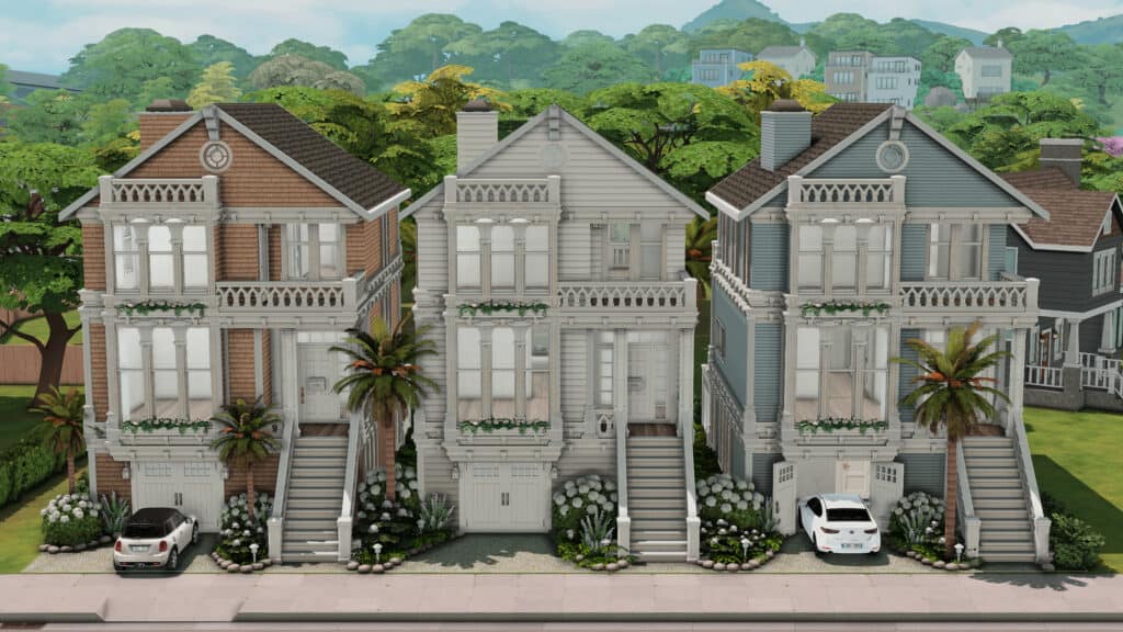 Sailboat Townhomes Sims 4 Apartment Build