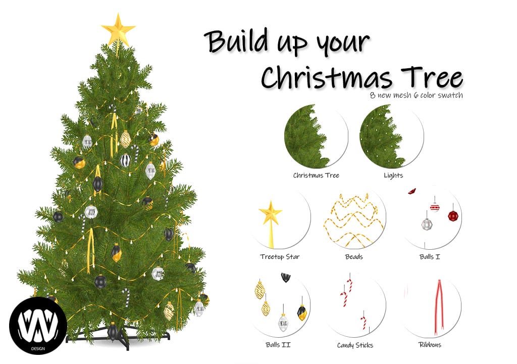 Build Up Christmas Tree CC