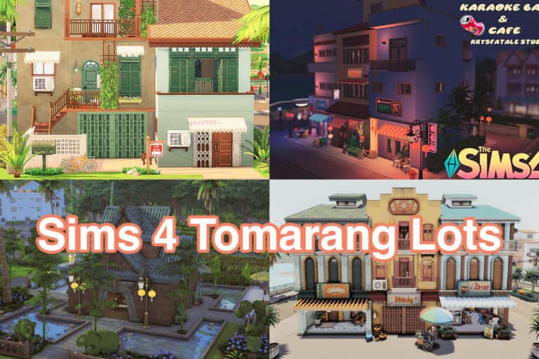 14+ Incredible Sims 4 Tomarang Lots To Beautify This Southeast Asian World