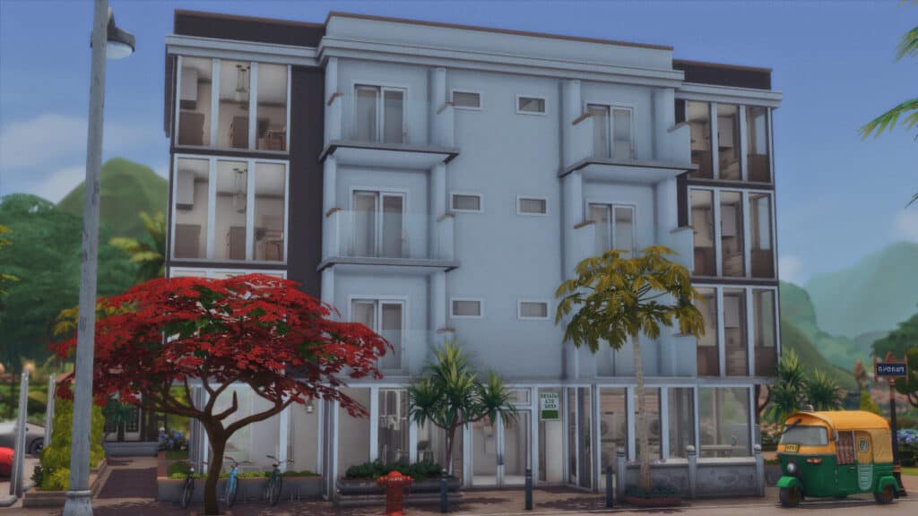 Modern Apartment Complex For Sims 4 Tomarang