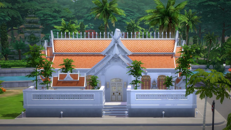 Traditional Southeast Asian Restaurant for Sims 4 Tomarang